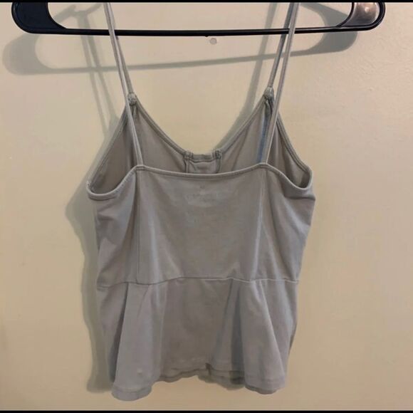 American Eagle Peplum Lace Up Tank - Picture 3 of 4